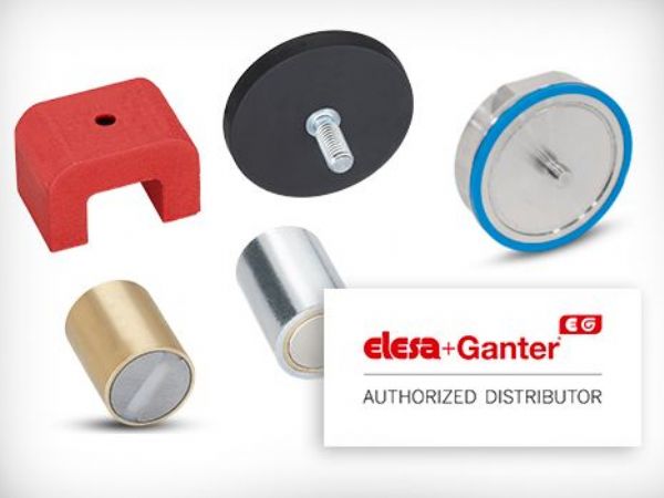 Elesa+Ganters magneter indgår i proudktprogrammet hos Brd. Klee.