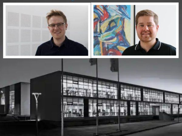 Rasmus H. Iversen (t.v.) overtager direktørstillingen for Danitech mens Mads H. Iversen (t.h.) bliver teknisk direktør, meddeler grundlægger Arne Iversen.