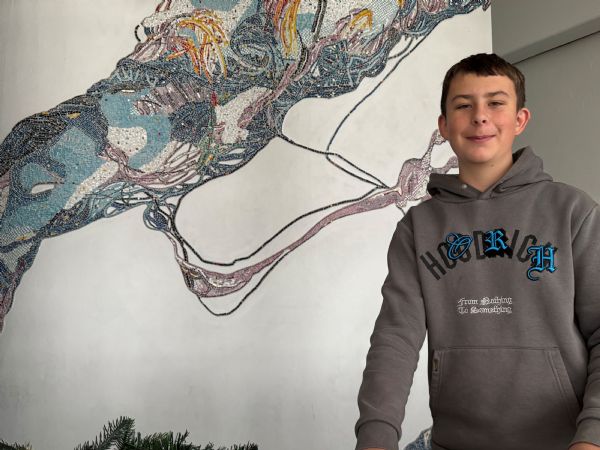 14-årige Eliash Kristiansen er kommet i juniormesterlære ved Alfa Laval i Nakskov.