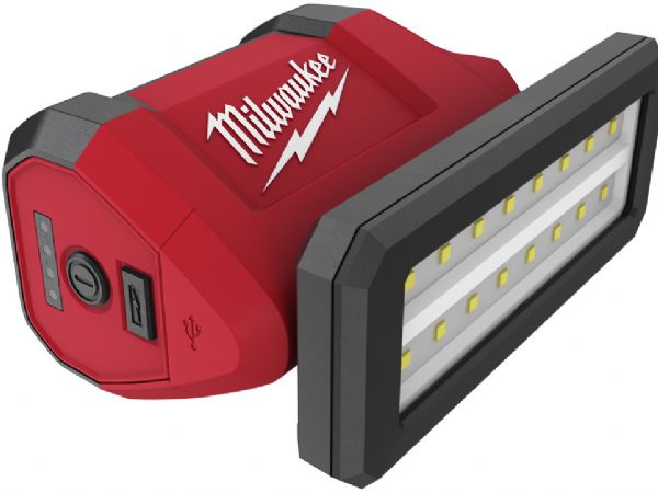 Den aktuelt tilføjede M-12arbejdslampe fra Milwaukee.